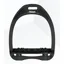 Flex-On Aluminium Inclined Ultra-Grip Stirrups Black/Black/Black
